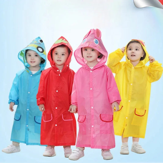 Adora Milano Impermeabile per Bambini Stile Cartone Animato Animale Impermeabile da Esterno