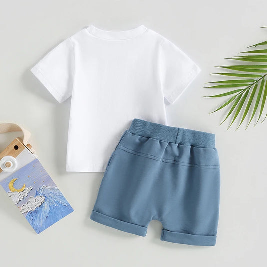 Adora Milano Set Abbigliamento Bambino 0-3 Anni Estate Cotone Manica Corta
