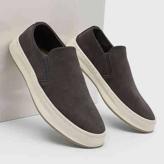 Adora Milano Mocassini Casual da Uomo Scamosciati Comodi e Leggeri