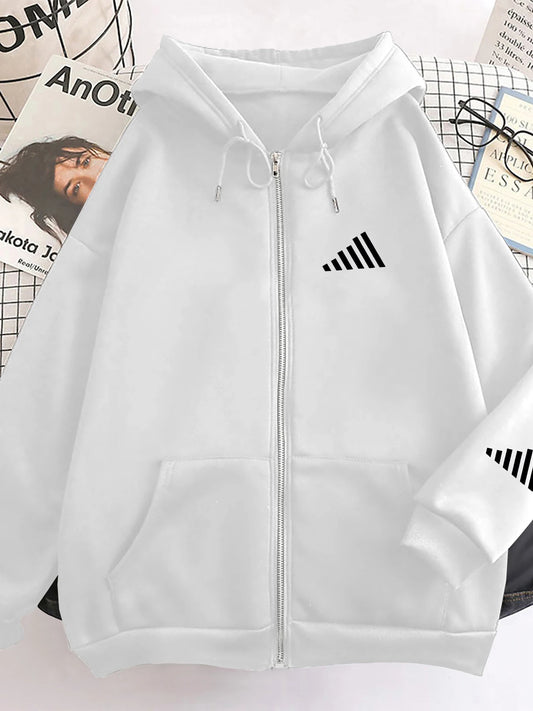 Adora Milano Winter Must-Have Fleecegefüttertes dickes Kapuzen-Sweatshirt, Oversize Hoodie