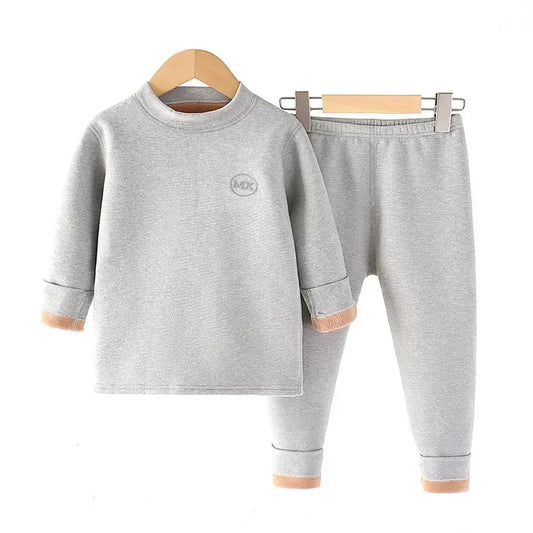 Adora Milano Intimo Termico per Bambini in Pile Caldo a Due Pezzi