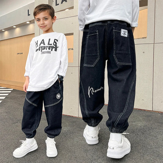 Adora Milano jeans primavera e autunno pantaloni bambino