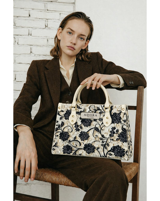 Adora Milano Serie 1212 Borsa Tote - Tracolla Lunga