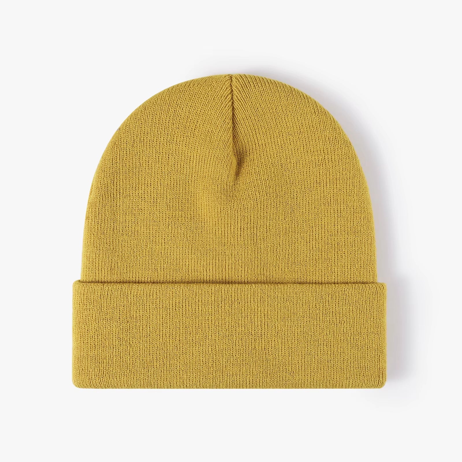 Customized Printed Logo Winter Knitted Keep Warm Cold Cap Unisex Solid Color Hip Hop Crochet Skull Beanie Hats