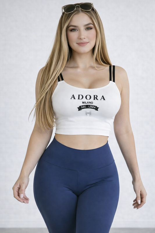 Adora Milano Short Yoga Tops