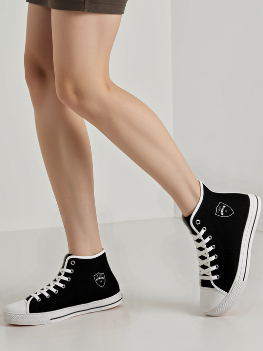 Adora Milano Serie 345 Classic High-Top  Shoes - White/Black