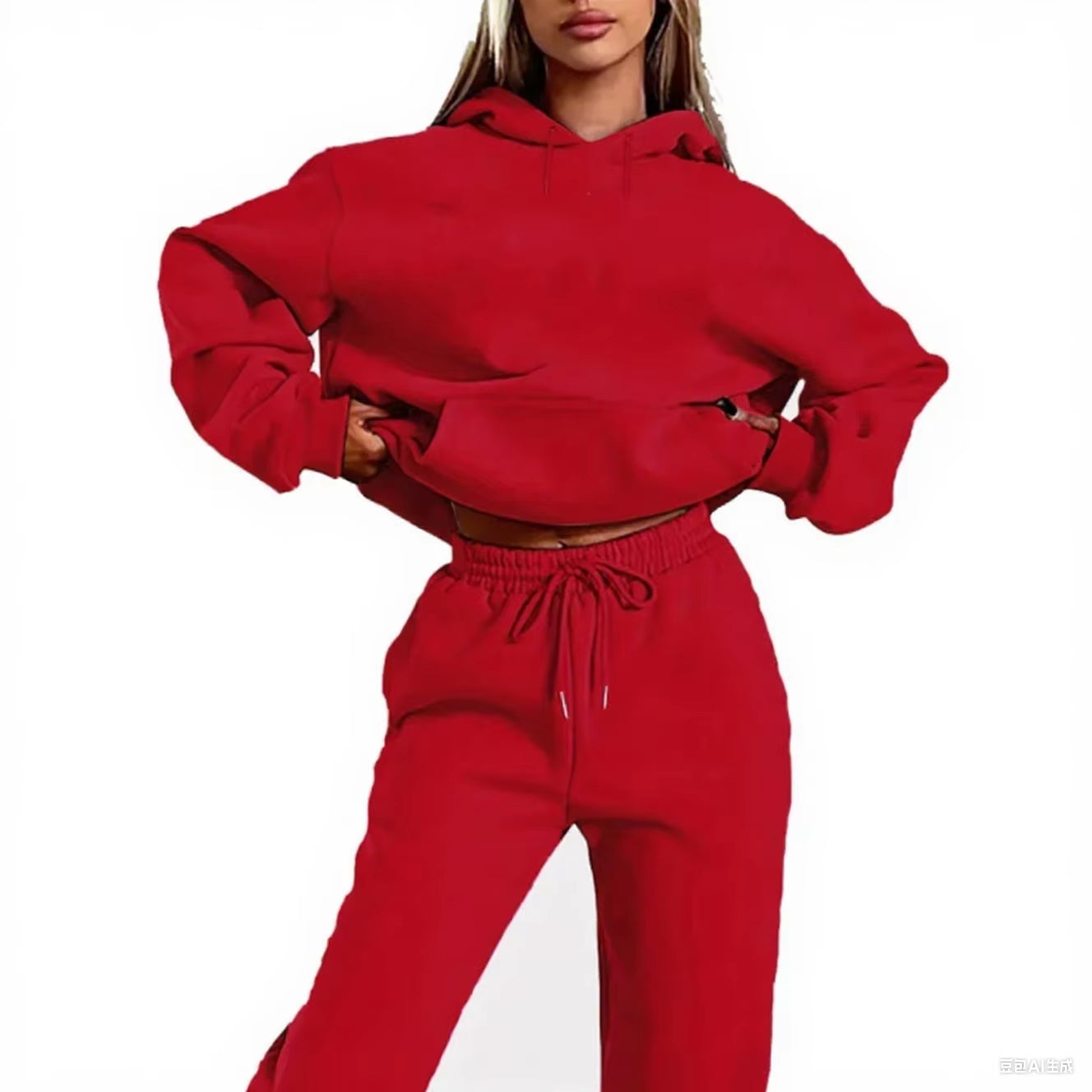 2025 Hot Sale Women Fashion Tracksuit Hoodies and Sweatpants High Quality Ladies Daily Casual Sports Jogging Suit Hooded Outfits