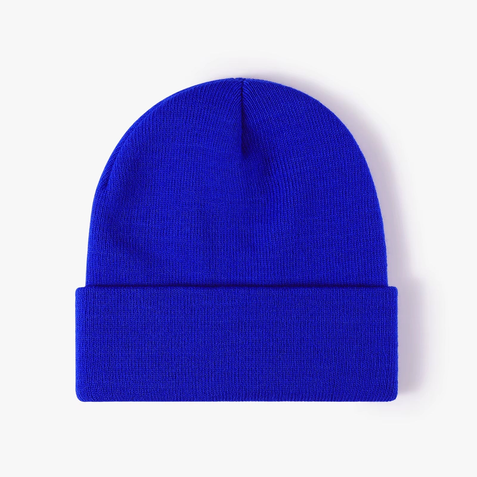 Customized Printed Logo Winter Knitted Keep Warm Cold Cap Unisex Solid Color Hip Hop Crochet Skull Beanie Hats